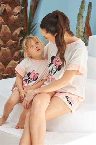 Disney Minnie şort takım Anne Kız Ayrı Ayrı Satılır Fiyatları Farklıdır